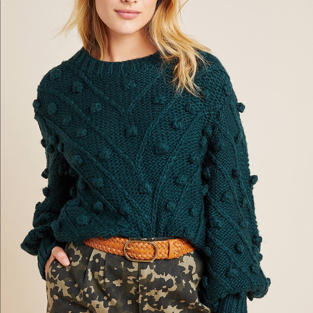 XS C/MEO COLLECTIVE Pommed Sweater